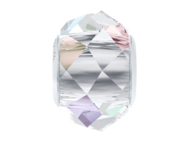 Crystal bead Swarovski BeCharmed helix 5948 14mm 001AB crystal aurore boreale