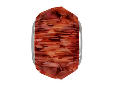 Kristallhelmes Swarovski BeCharmed heeliks 5948 14mm 001REDM crystal red magma