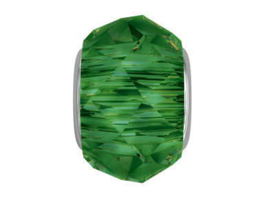 Crystal bead Swarovski BeCharmed helix 5948 14mm 291 fern green