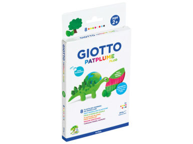 Plasticine Giotto Patplume 8x33g fluo colours