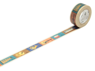Washi dekoratyvi lipni juostelė mt for kids 15mmx7m instrument