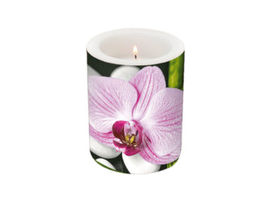 Candle d=10.5cm h=12cm Exotic Blossom