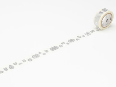 Washi dekoratyvi lipni juostelė mt fab 15mmx5m jewel