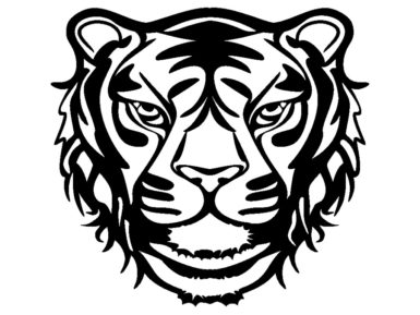 Šablonas Marabu Silhouette 30x30cm Wild Tiger