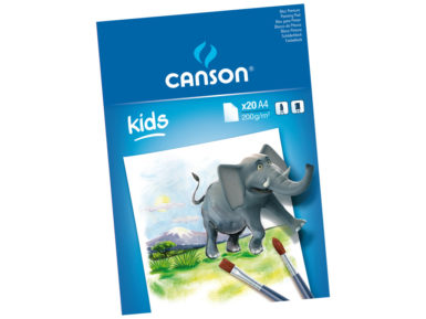 Joonistusplokk Canson Kids A4/200g 20 lehte