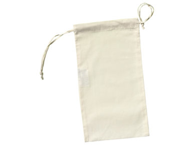 Cotton bag 18x33cm with string