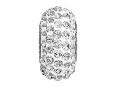 Kristāla pērle Swarovski BeCharmed Pave slim 81101 13.5mm 001 crystal