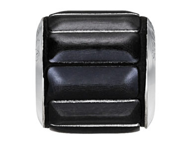 Krištolinis karoliukas Swarovski BeCharmed Pave metallic 80801 9.5mm 02 black polished