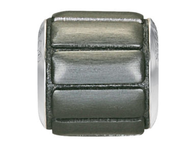 Krištolinis karoliukas Swarovski BeCharmed Pave metallic 80801 9.5mm 27 gum metal brushed
