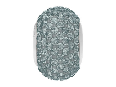 Krištolinis karoliukas Swarovski BeCharmed Pave 80101 14mm 215 black diamond