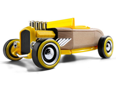 Žaislinis automobilis Automoblox Mini HR-2 hotrod roadster yellow
