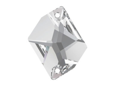 Crystal sew-on stone Swarovski cosmic 3265 26x21mm 001 crystal