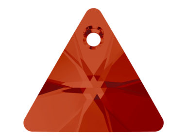 Pakabukas Swarovski trikampis 6628 16mm 001REDM crystal red magma
