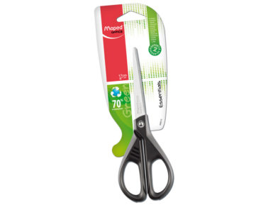 Scissors Essentials Green 17cm blister