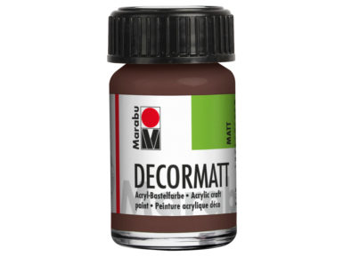 Dekorkrāsa Decormatt 15ml 040 medium brown