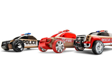 Žaislinis automobilis Automoblox Mini 3vnt. S9 police/X9 fire/T900 rescue