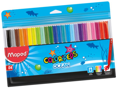 Viltpliiats ColorPeps Ocean 24tk