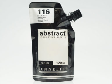 Acrylic colour Abstract 120ml 116 titanium white