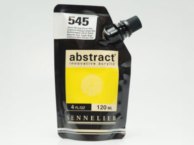 Acrylic colour Abstract 120ml 545 cadmium yellow lemon hue