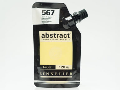 Acrylic colour Abstract 120ml 567 naples yellow
