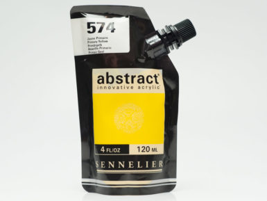 Acrylic colour Abstract 120ml 574 primary yellow