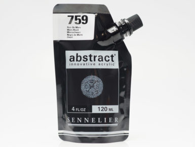 Acrylic colour Abstract 120ml 759 mars black