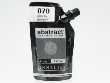 Akriliniai dažai Abstract 120ml 070 iridescent black