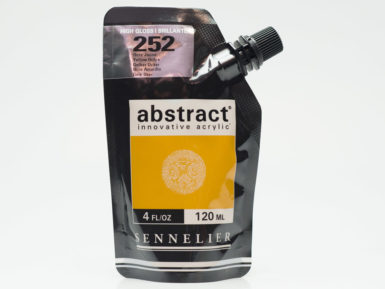 Acrylic colour Abstract 120ml 252B high gloss yellow ochre
