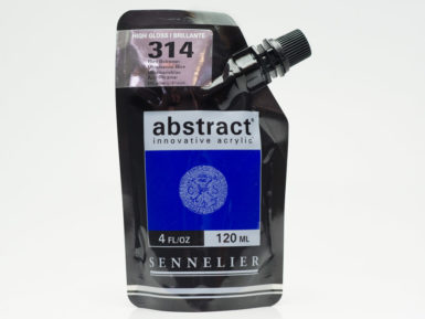 Acrylic colour Abstract 120ml 314B high gloss ultramarine blue