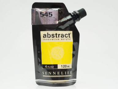 Acrylic colour Abstract 120ml 545B high gloss cadmium yellow lemon hue