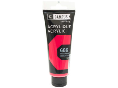 Acrylic colour Campus 100ml 686 primary red
