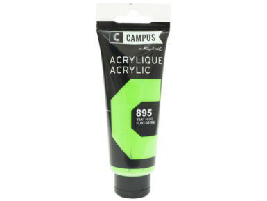 Acrylic colour Campus 100ml 895 fluo green
