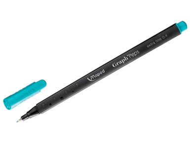 Fine felt tip pen GraphPeps 0.4 blue lagoon