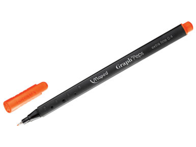 Fine felt tip pen GraphPeps 0.4 fruity orange