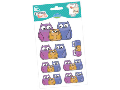 Sticker Textile Aladine 3 Owls blister
