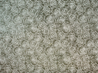 Lokta Paper 51x76cm Roses White on Slate