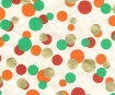 Lokta Paper A4 Multi Circle Gold/Orange/Red/Sea Green