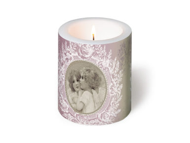 Candle d=9cm h=10cm Whispering Angels