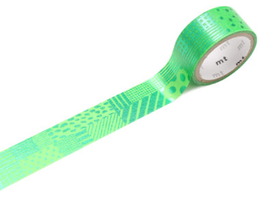 Masking tape mt fab 15mmx10m scipt green