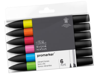Marker W&N Promarker 6pcs vibrant tones