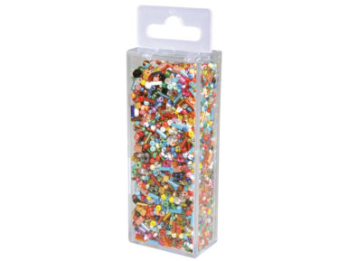 Glass beads Rayher transparent 100g various colours