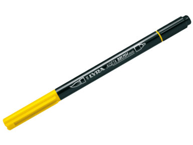 Fibre pen Lyra Aqua Brush Duo lemon yellow