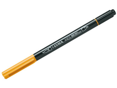 Fibre pen Lyra Aqua Brush Duo canary yellow
