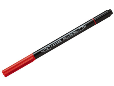 Fibre pen Lyra Aqua Brush Duo dark carmine