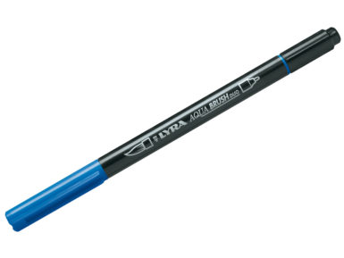 Fibre pen Lyra Aqua Brush Duo light cobalt blue