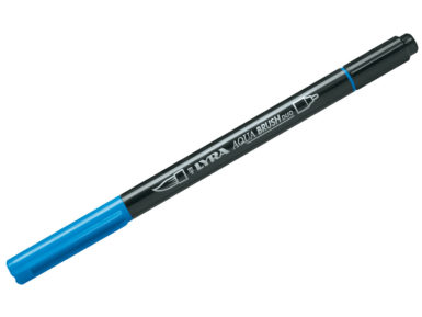 Fibre pen Lyra Aqua Brush Duo true blue