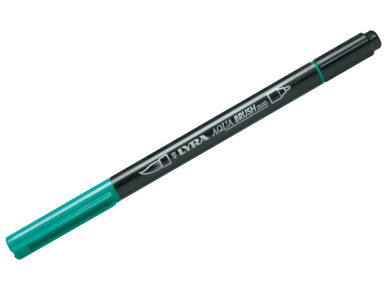 Fibre pen Lyra Aqua Brush Duo night green