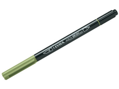 Fibre pen Lyra Aqua Brush Duo moss green