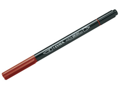 Fibre pen Lyra Aqua Brush Duo venetian red