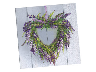 Salvetes 33x33cm 20gab. 3-slāņu Wreath of Provence